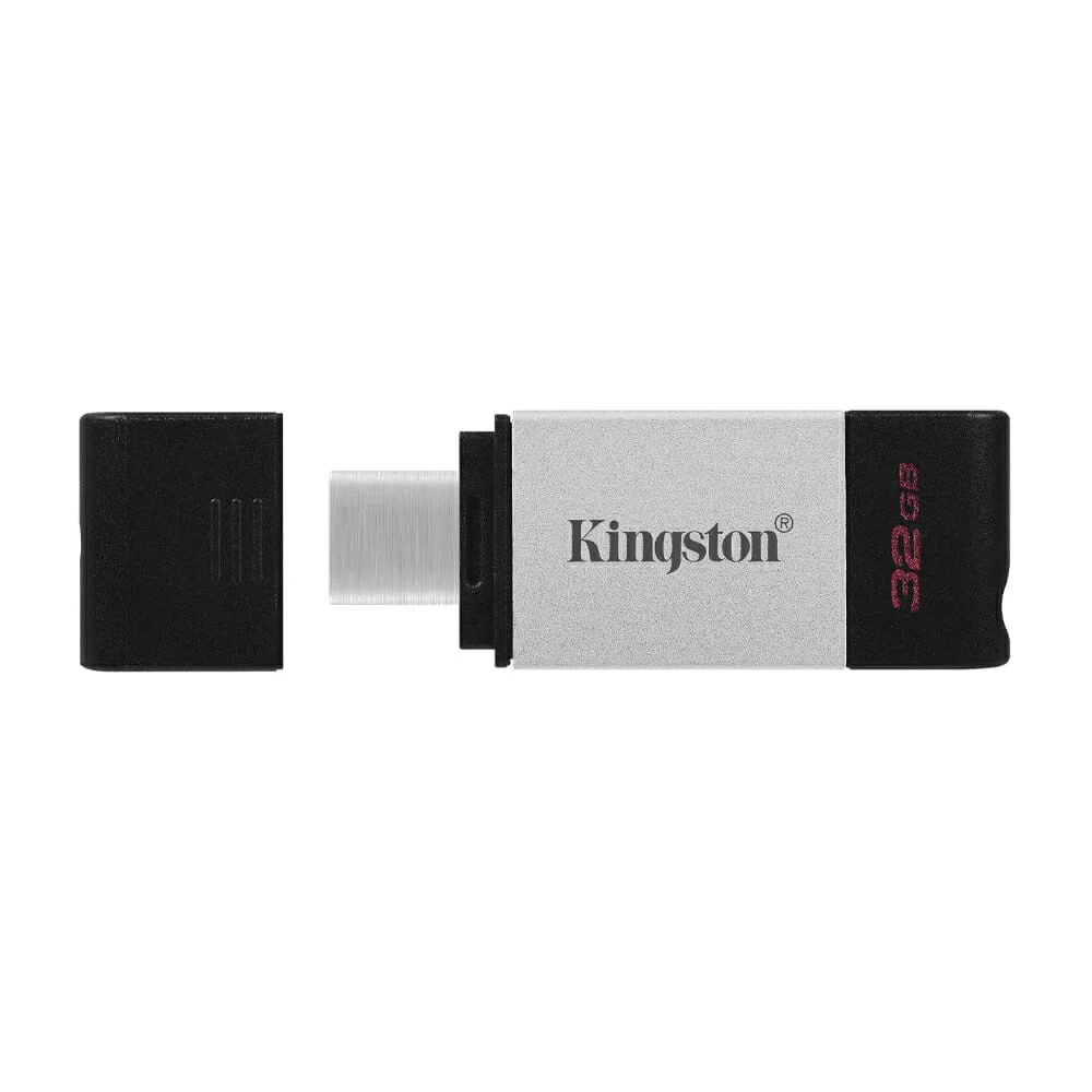 Memoria flash kingston 32 gb usb-c 3.2 gen 1 / dt80 / 32g