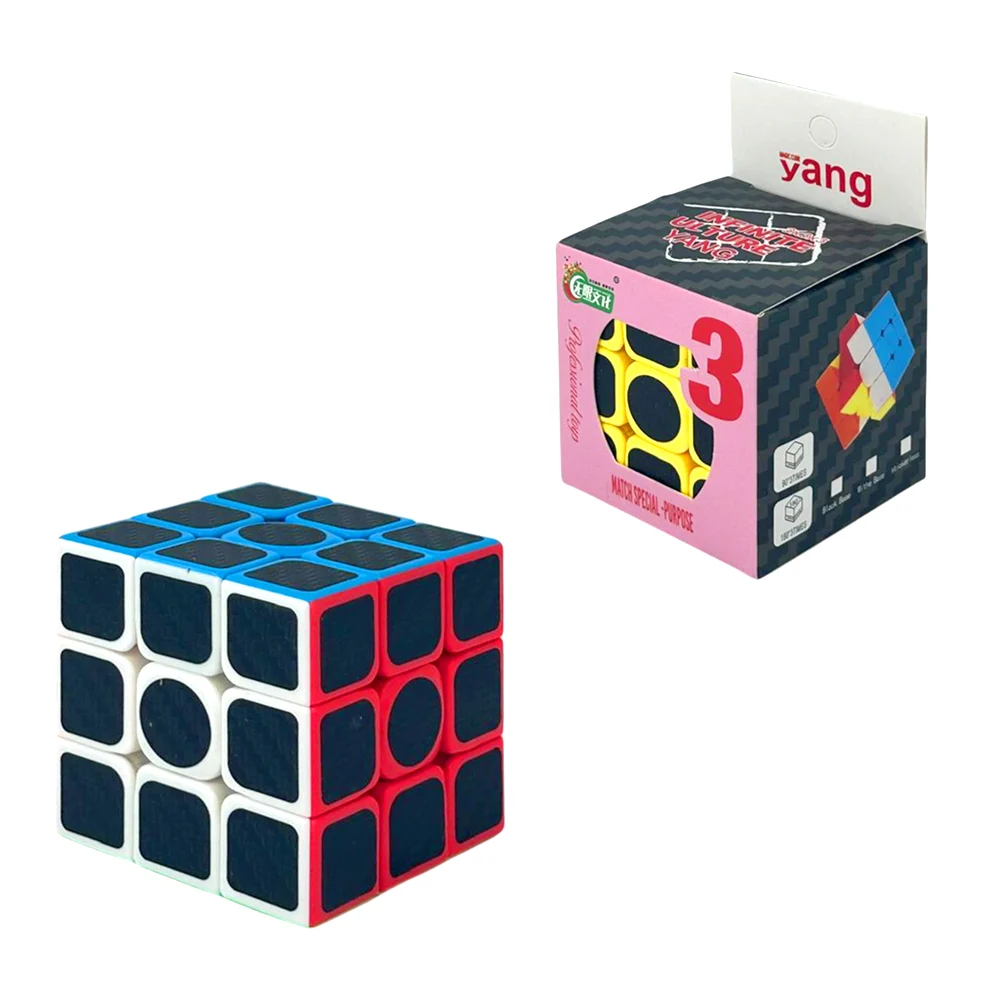 Cubo rubik infinite ulture yang 3x3x3 en color fluorescente con negro / 7766-2