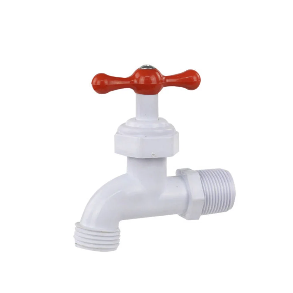 Grifo de agua de pvc de plástico, entrada 1/2 salida 3/4 / 4632