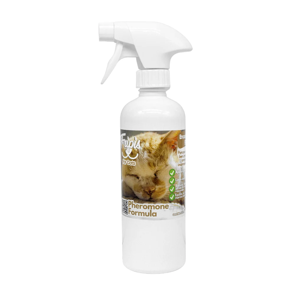 Spray encantador de gatos fripis con fórmula de feromonas, 500ml / 789123