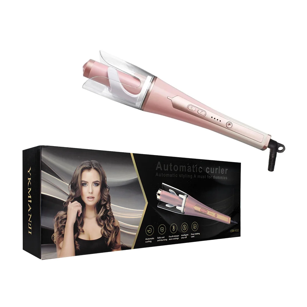Rizadora automática de cabello con controlador de temperatura / automatic curler