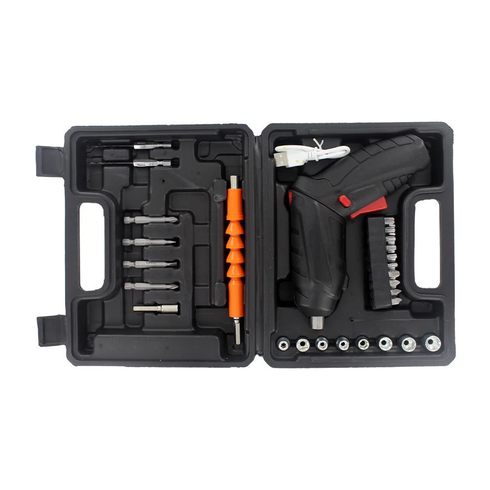Desarmador inalámbrico recargable con variedad de dados y puntas / zyozhmy2442 / dzt-809