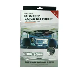 Red de almacenamiento ajustable de techo para coche / car ceiling / 8…