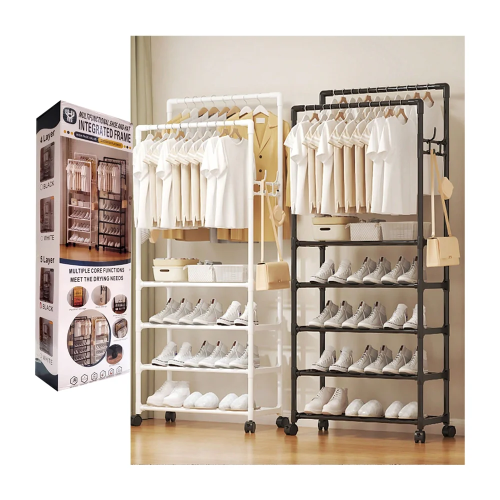 Closet organizador multifuncional con ru...