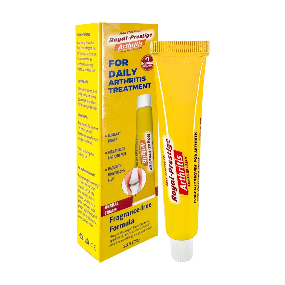 Crema para el tratamiento de la artritis de 75g - 2.5 oz / royal prestige arthritis / 81124