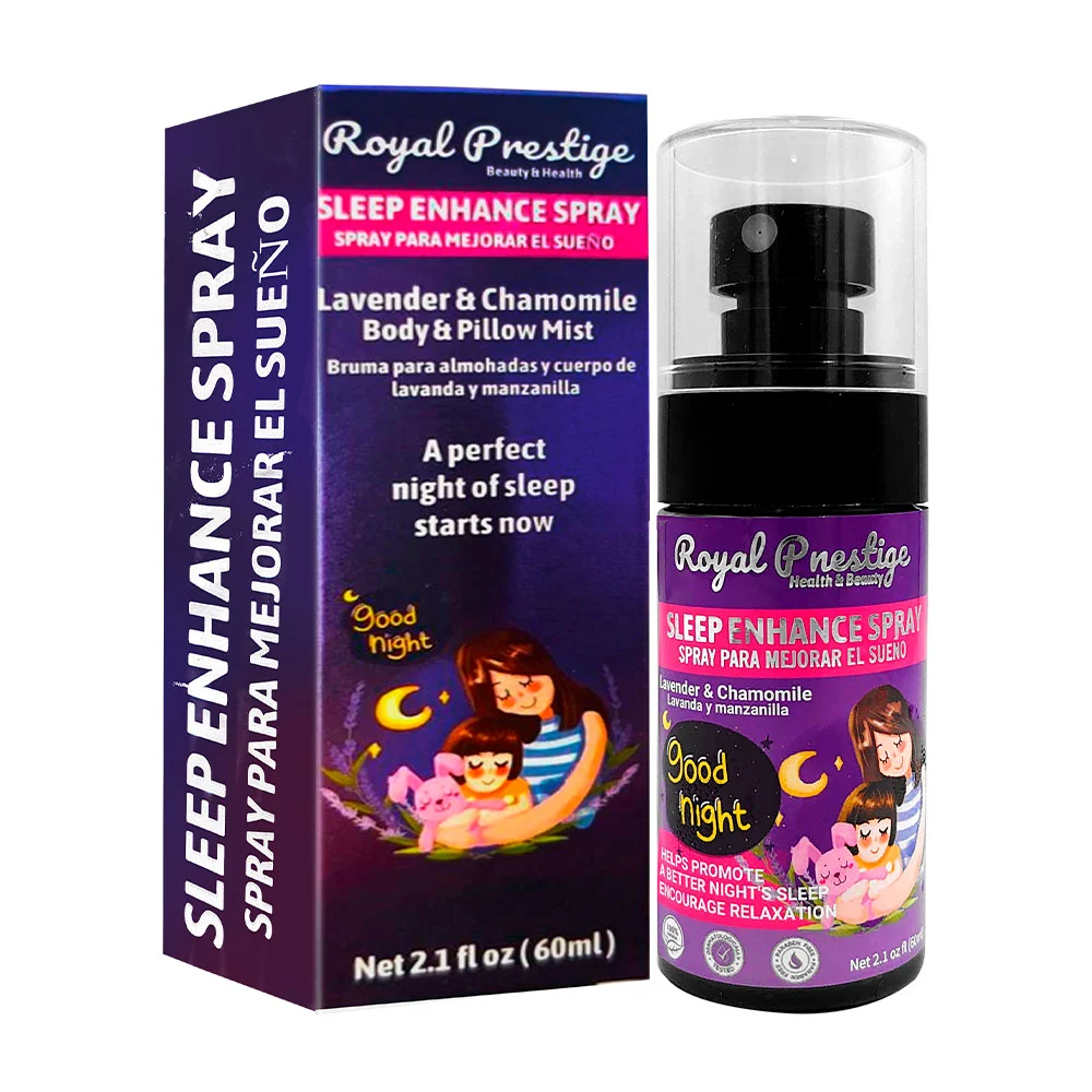 Spray relajante para dormir de 60ml - 2.1oz con esencia de lavanda y manzanilla / sleep enhance spray / 81135
