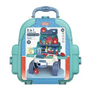 Estuche / mochila con set desplegable consultorio médico + accesorios…