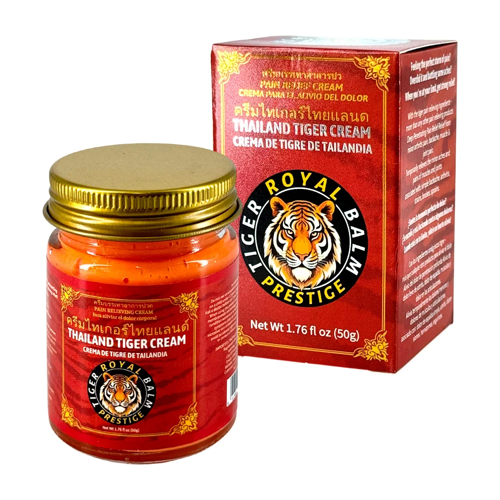 Crema de tigre para el alivio del dolor, 50g - 1.76oz / 81141 / thailand tiger cream / tiger balm