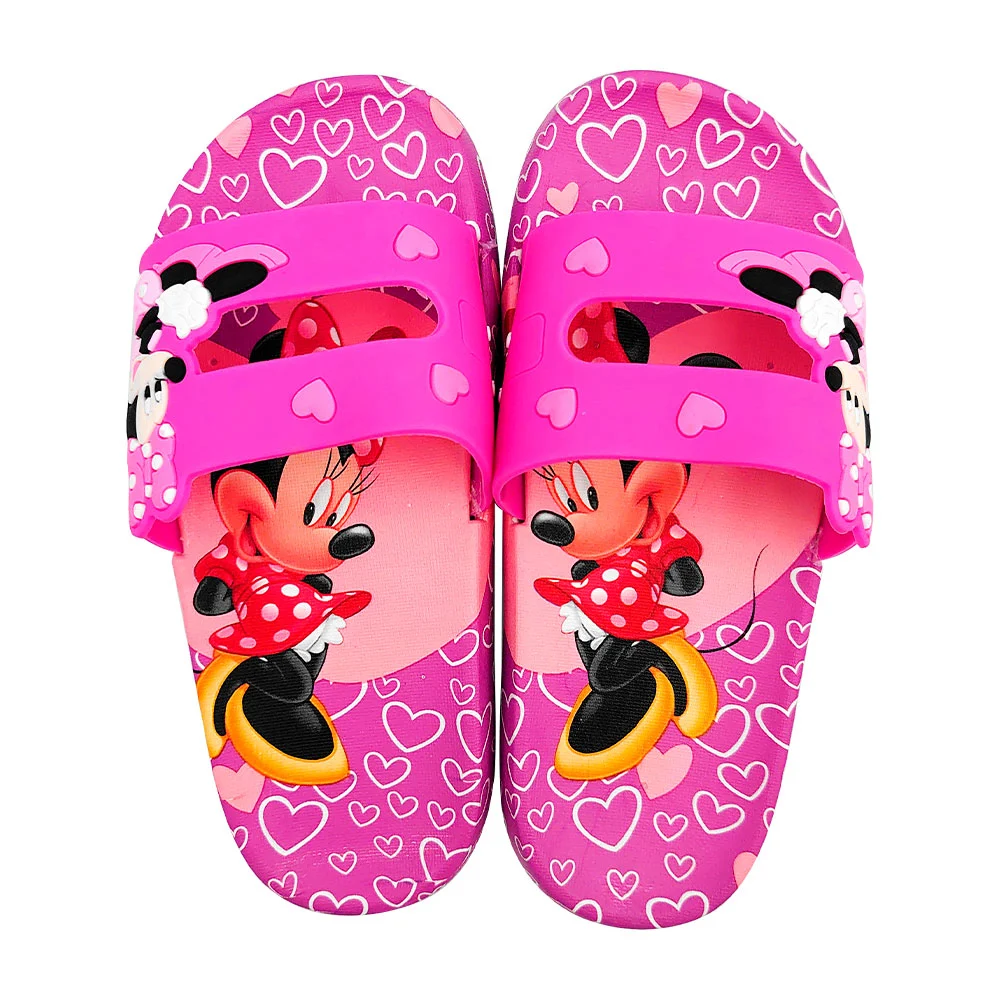 Par de sandalias tipo chanclas infantiles con diseño de minnie / 81267