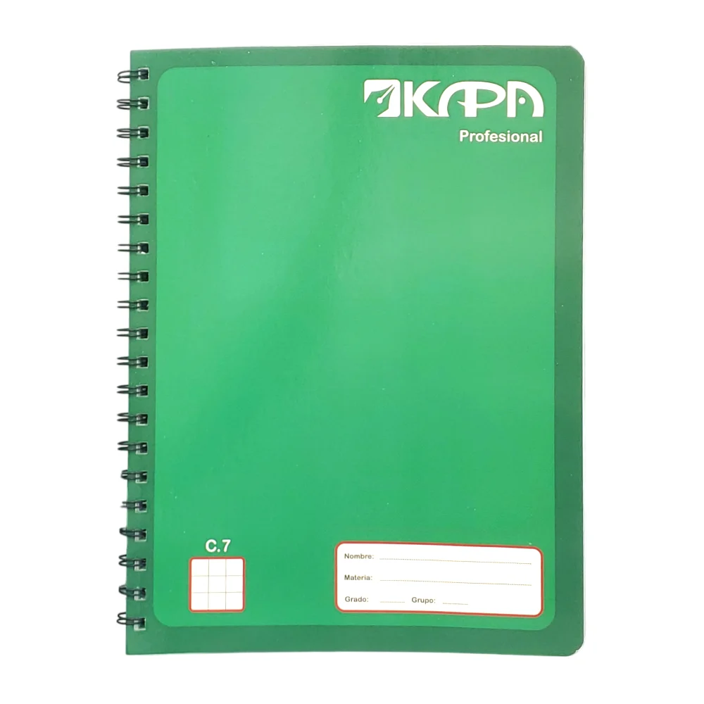 Cuaderno kapa profesional con doble espi...