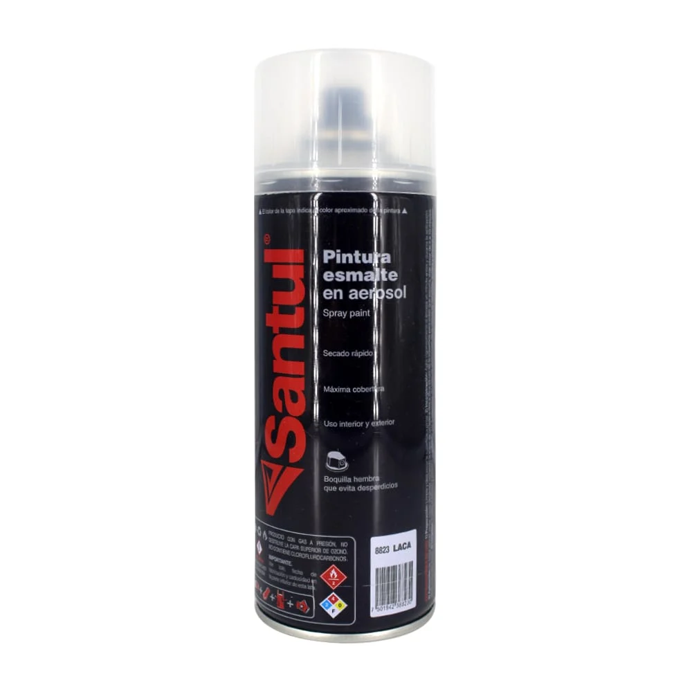 Pintura esmalte en aerosol santul transparente de 300ml / 8823