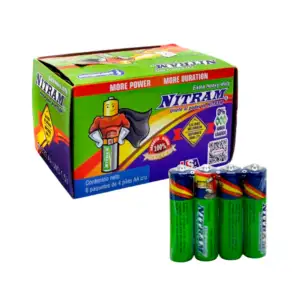 Caja grande con 24 pilas doble a cilíndricas, multifuncionales / nitr…