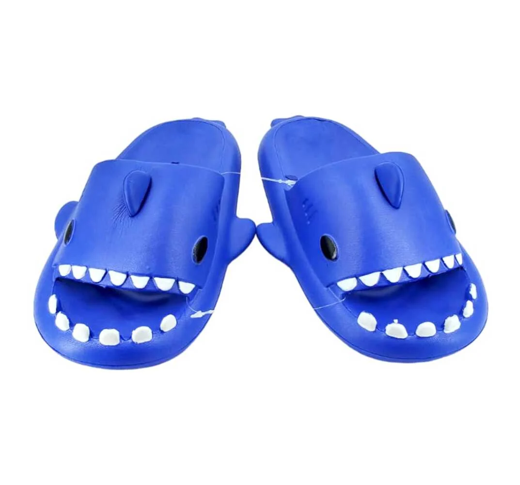 Par de sandalias tipo chanclas con diseño de tiburón para dama y caballero, variedad de colores y tallas / 39-37 / 9007