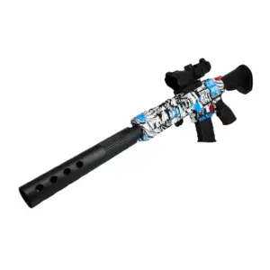 Pistola / rifle de hidrogel m416 assault hd 6x mirror con sartén dise…