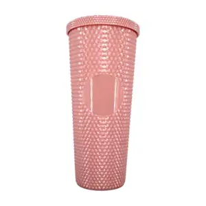 Juego de 3 vasos texturizados con relieves de plástico + calcomanía, …