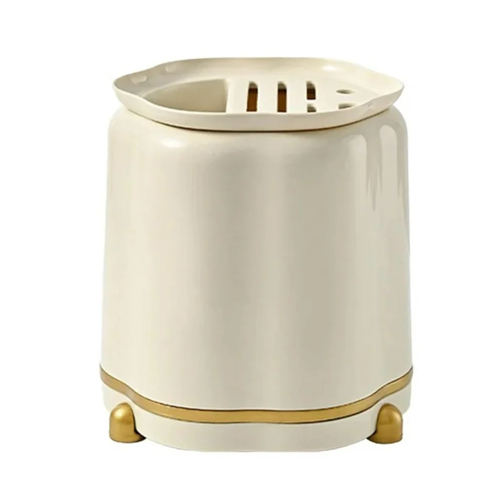 Organizador giratorio 360°de utensilios para cocina en forma ondulada tipo flor 22x20cm, variedad de colores / 90192