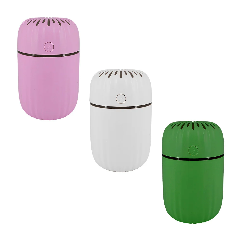 Mini humidificador 3 en 1 con luz rgb y diseño de ranuras 300ml, variedad de colores / a7 / jsq-a7