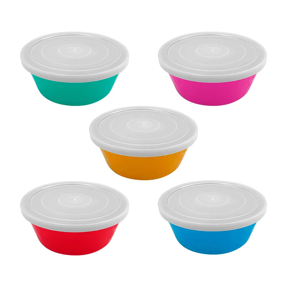 Tupper hermético de plástico con tapa, variedad de colores / Tulipán sólido / Cosmo plastik