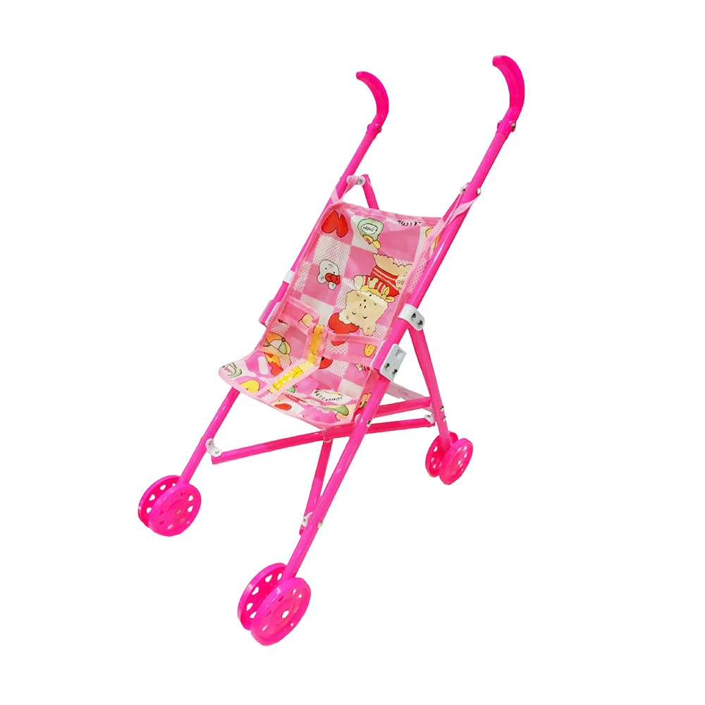 Carriola de juguete plegable infantil con estampado de animalitos 50x36.5x23cm, variedad de colores/ doll stroller / c1620
