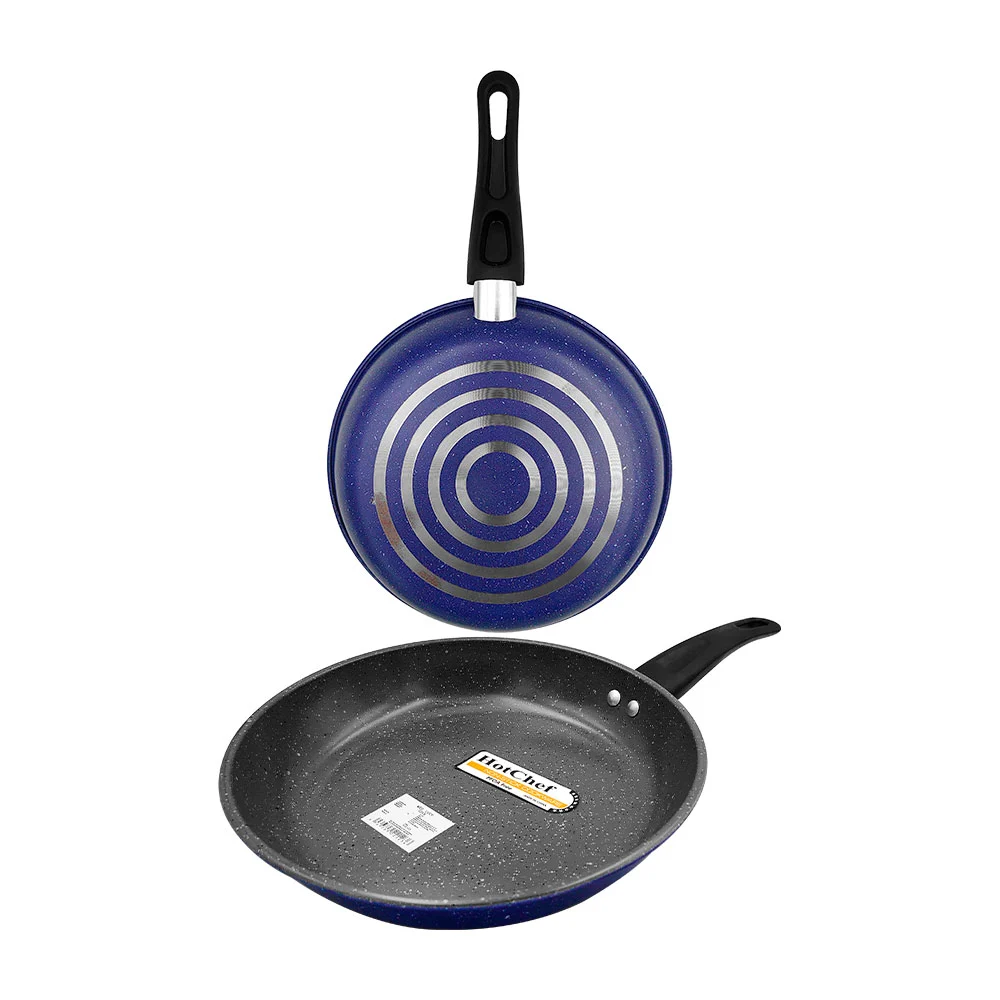 Sartén antiadherente 22.5 cm con mango de plástico, diseño de lunares – puntos, variedad de colores / 922-123 / hot chef