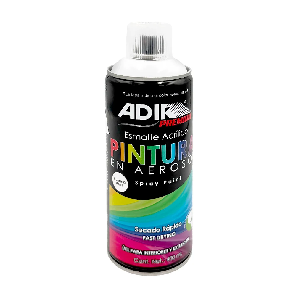 Lata de pintura adir en aerosol color bl...
