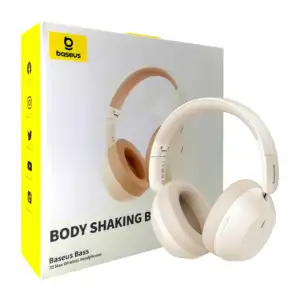 Audífonos diadema plegable inalámbrica baseus + cable auxiliar, varie…