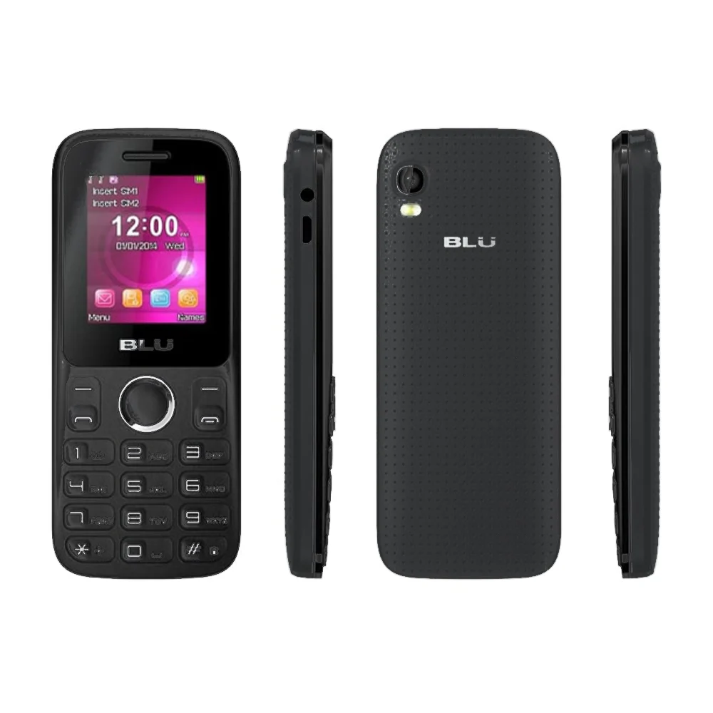 Celular blu advance a120-pantalla de 1,8, gsm desbloqueado 3g, cámara vga - negro