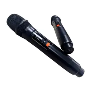 Bocina inalámbrica bluetooth mediana con 2 micrófonos para karaoke, p…