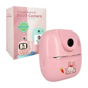Cámara digital infantil con impresión instantánea y lente abatible + …