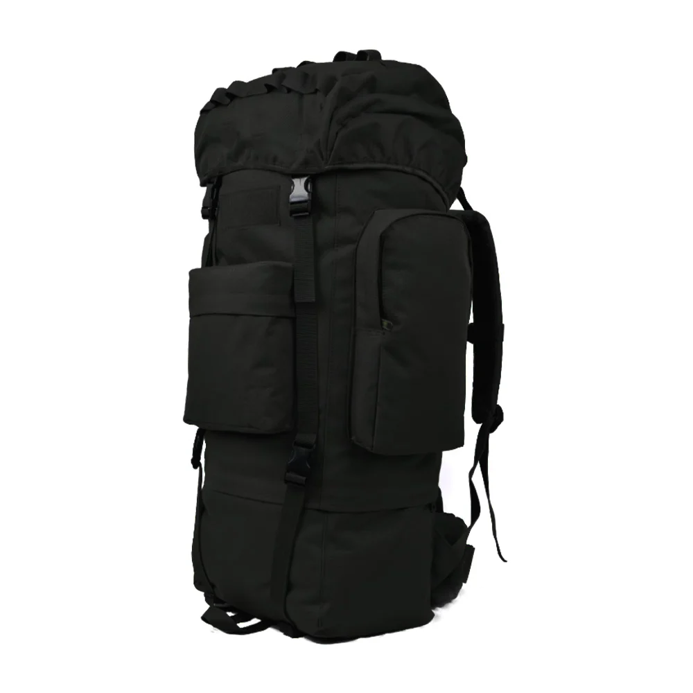 Mochila táctica grande tipo camping de 7 compartimento con velcro y broches ajustables, variedad de diseños y colores / a21