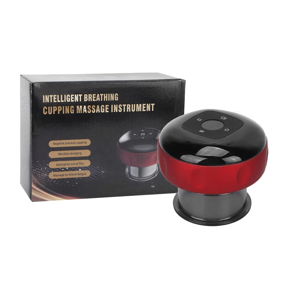 Mini masajeador inteligente eléctrico moreka con ventosa, variedad de colores / bgq-205