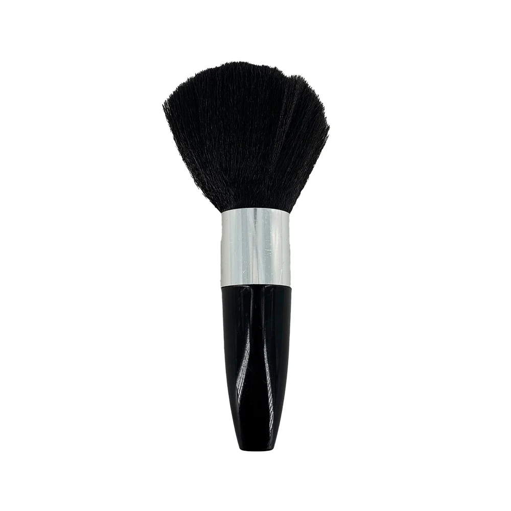 Paquete con 12 brochas pequeñas aplicadores para maquillaje con mango de plástico y color negro / aa-1045