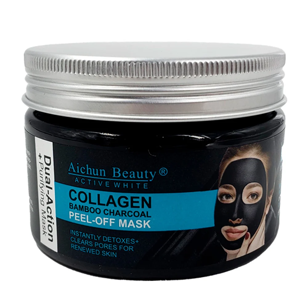 Mascarilla facial purificadora e hidratante con extracto de colágeno y bambú 150ml / aichun beauty / ac3131