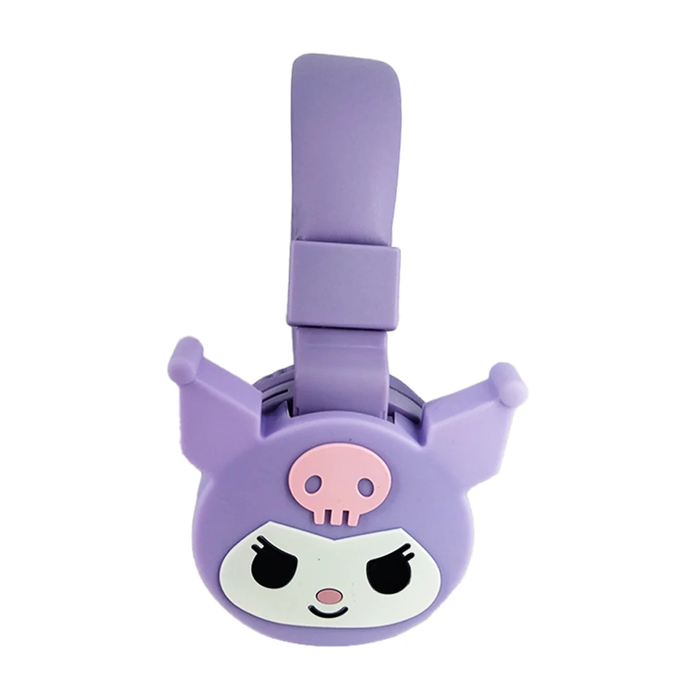Audífonos diadema bluetooth plegable con diseño de kuromi, variedad de colores / headset / ah-806y