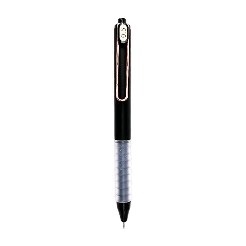 1pza Pluma / bolígrafo retráctil de tinta negra, 0.5mm / l42-485e