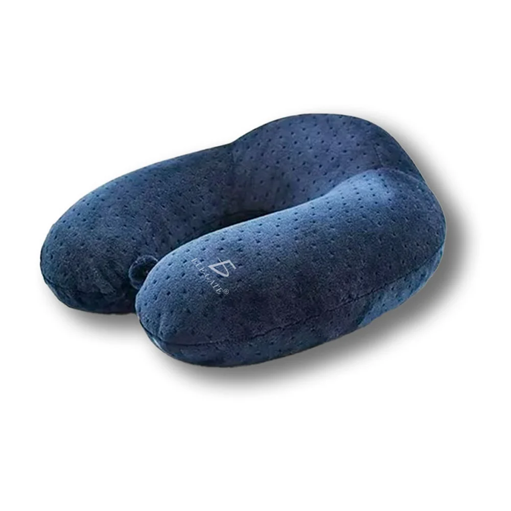 Almohada de viaje ele-gate viscoelástica / soporte para el cuello en forma de u diseño con elevación en los laterales, variedad de colores / almo.01.5