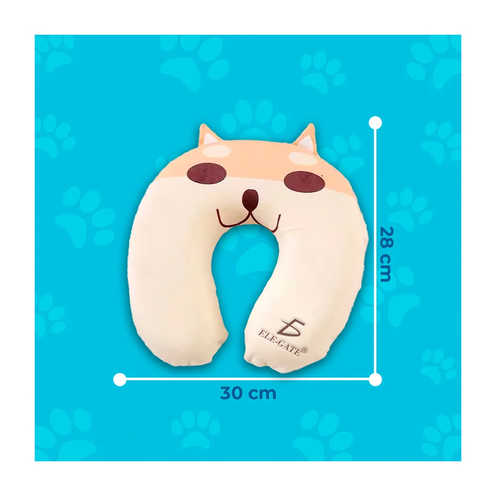 Almohada de viaje ele-gate viscoelástica / soporte para el cuello con diseño de animales kawaii, variedad de modelos / almo.04