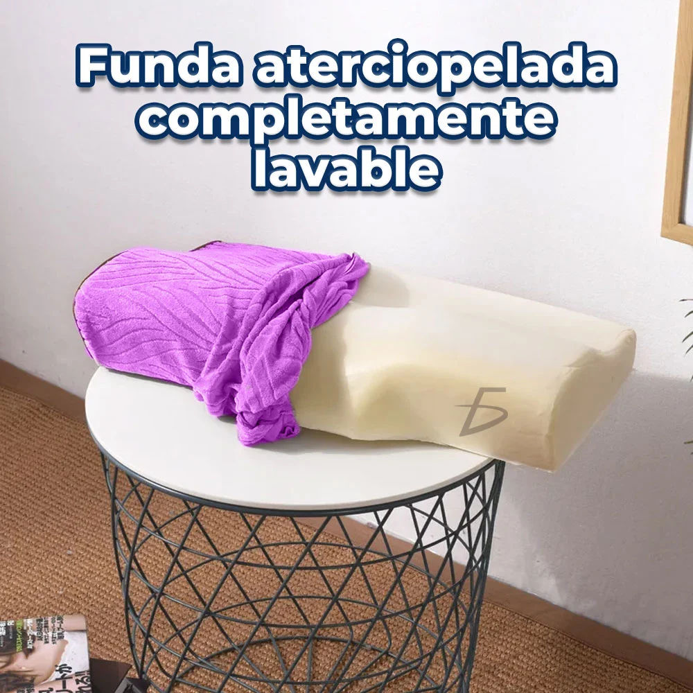 Almohada para descanso en forma tipo mariposa con espuma de memoria, variedad de colores / memory foam