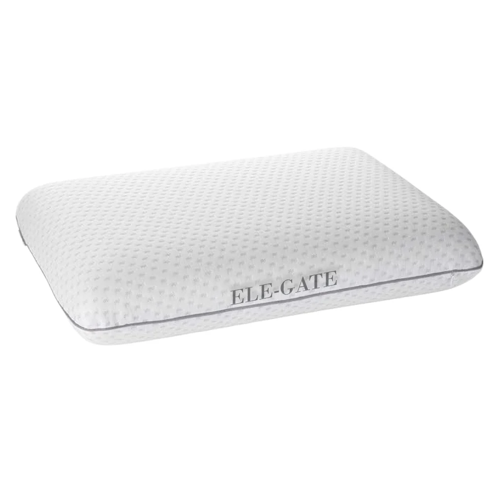 Almohada para descanso de espuma viscoelástica memory foam de color blanco