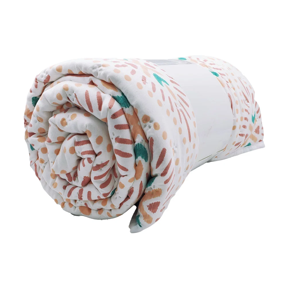 Colcha esponjosa y suave cubrecama con 2 fundas para almohada y estampado / almo.25.180cm