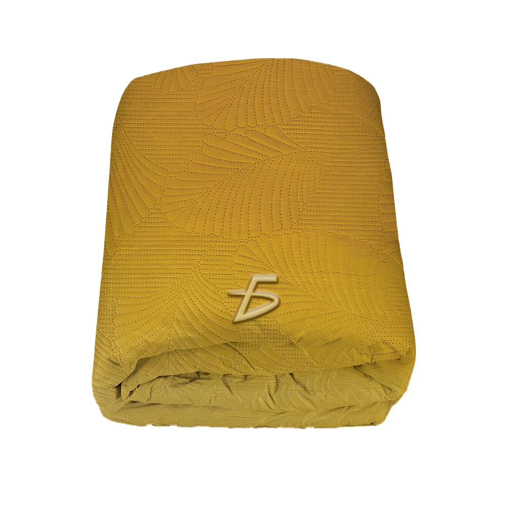 Edredón colcha cubrecama de microfibra con diseño tipo hojas para cama queen size, variedad de colores / 220x220cm