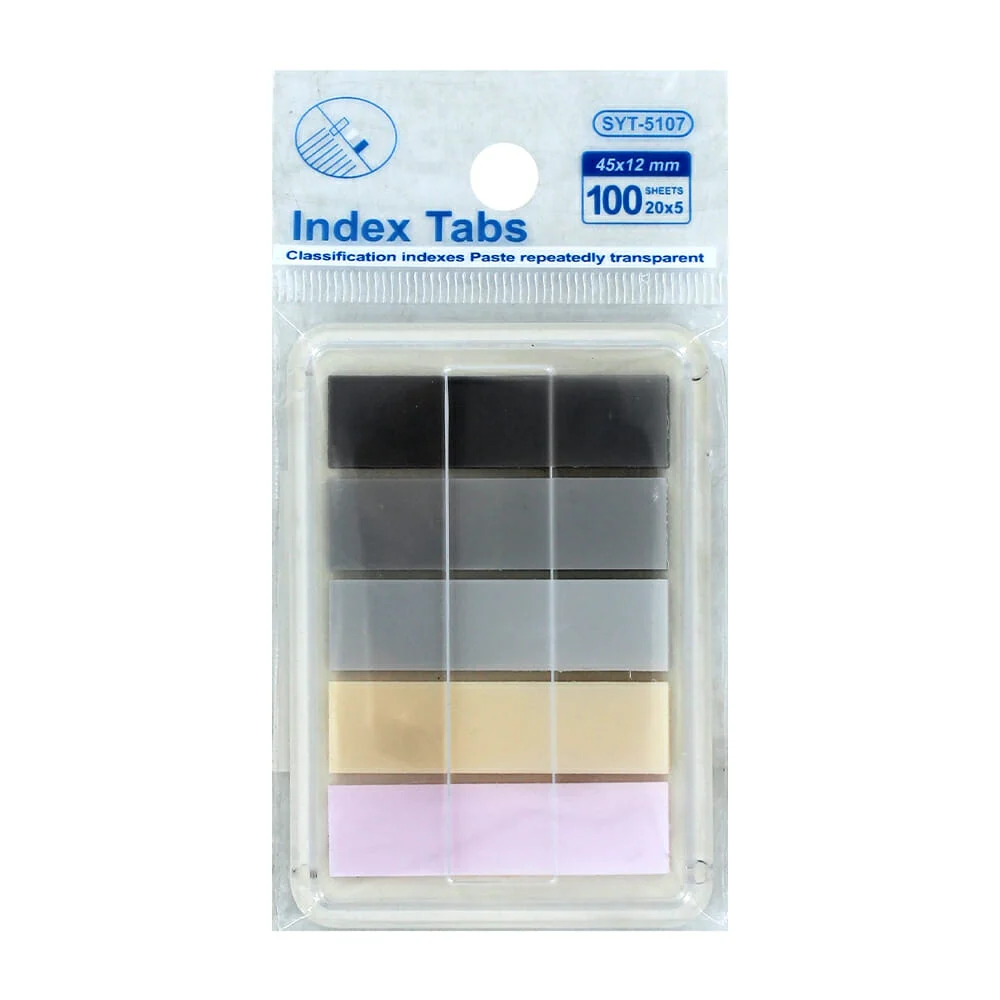 Dispensador de pos-it con adhesivo para pegar en superficies / variedad de colores / syt-5107
