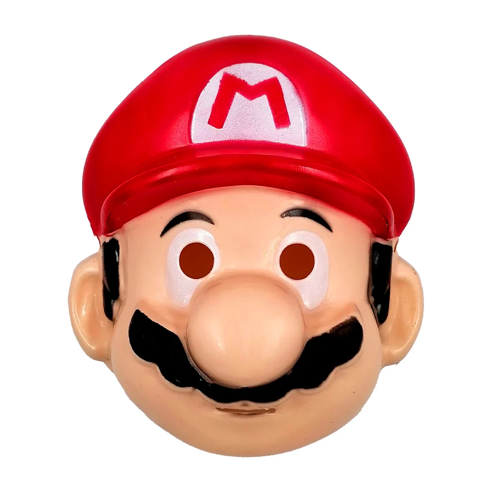 Máscara para disfraz de halloween con diseño de mario bros o luigi / atf-035a