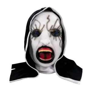 Máscara de silicón con diseño de la monja para disfraz de halloween /…