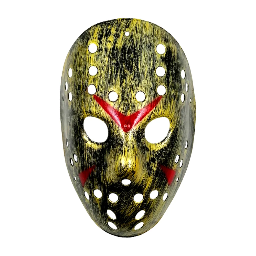 Máscara para disfraz de halloween con diseño de hockey tipo jason voorhees, variedad de colores / yy-g22