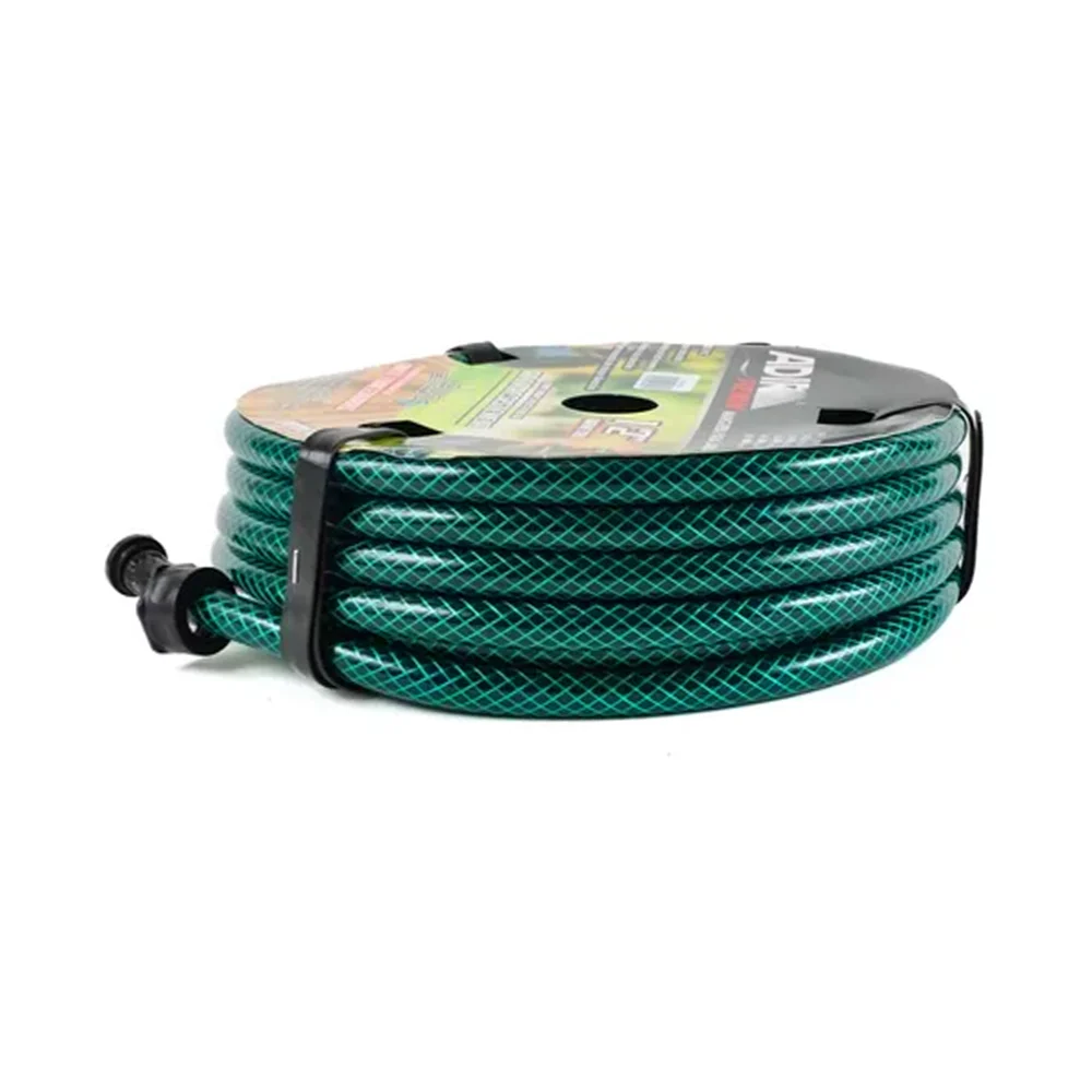 Manguera reforzada flexible de 1/2 pulgada con 30 metros de largo para jardín / adir premium