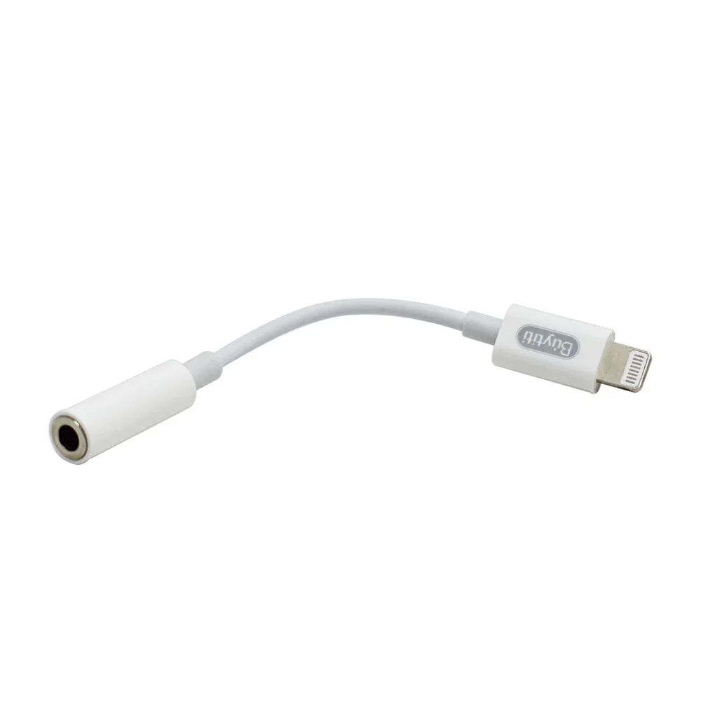 Adaptador de audio para audífonos con entrada lightning a 3.5mm / au-p03