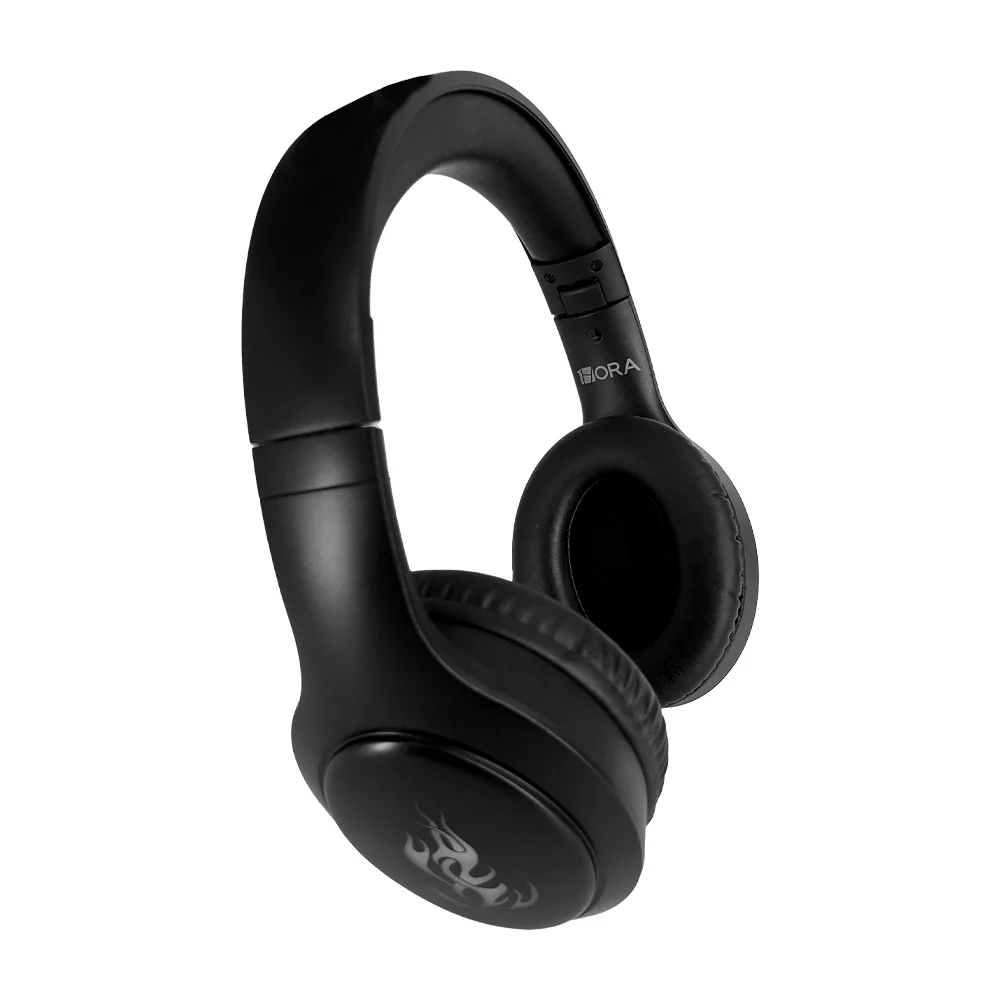 Audífonos inalámbricos de diadema acolchada y plegable, con estampado, iluminacion led y control de volumen, variedad de colores / aut202n