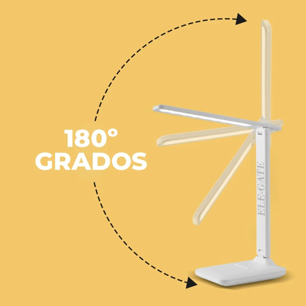Lámpara de escritorio recargable con protección visual e interruptor táctil / led.107