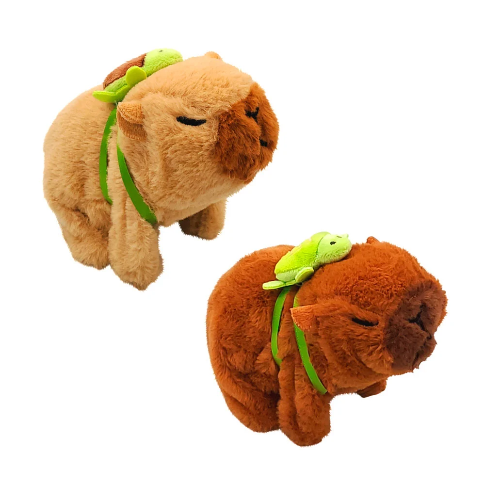 Juguete móvil con forma de capibara + sonido y movimiento de boca, variedad de colores / b-87